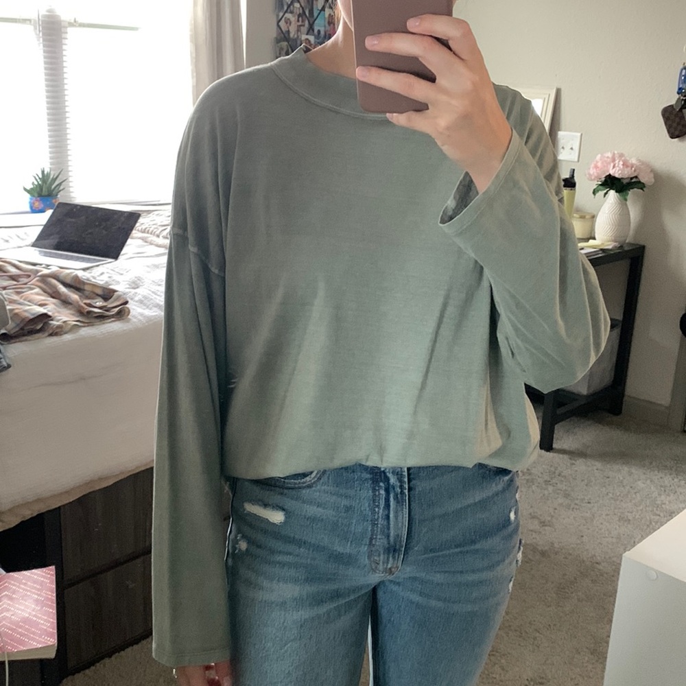 Free people long sleeve shirt